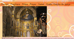 Desktop Screenshot of oracaodejesus.blogspot.com