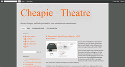 Desktop Screenshot of cheapietheatre.blogspot.com