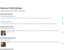 Tablet Screenshot of bukavuinformatique.blogspot.com