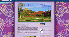 Desktop Screenshot of cherokeefox.blogspot.com