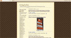 Desktop Screenshot of livinginsyn.blogspot.com