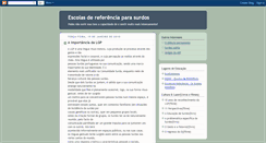 Desktop Screenshot of escolasparasurdos.blogspot.com