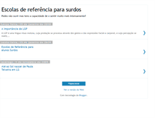 Tablet Screenshot of escolasparasurdos.blogspot.com