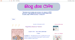 Desktop Screenshot of blogdascias.blogspot.com