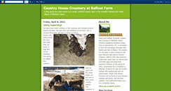 Desktop Screenshot of countryhousecreamery.blogspot.com