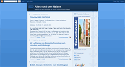 Desktop Screenshot of allesrundumsreisen.blogspot.com