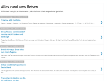 Tablet Screenshot of allesrundumsreisen.blogspot.com