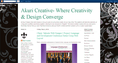 Desktop Screenshot of akuricreative.blogspot.com