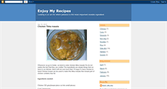 Desktop Screenshot of njoymyrecipes.blogspot.com