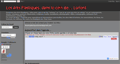 Desktop Screenshot of lesartsplastiqueslorient.blogspot.com