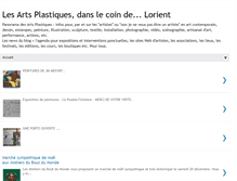 Tablet Screenshot of lesartsplastiqueslorient.blogspot.com