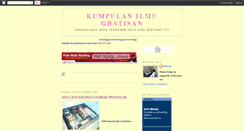 Desktop Screenshot of kumpulanilmugratisan.blogspot.com