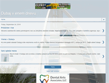 Tablet Screenshot of dubajvenemdnevu.blogspot.com