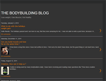 Tablet Screenshot of musclegainsblog.blogspot.com