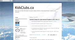 Desktop Screenshot of kids-clubs.blogspot.com