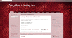 Desktop Screenshot of feriasyfiestascyl.blogspot.com