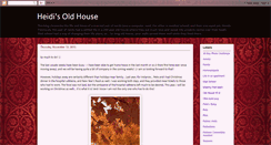 Desktop Screenshot of heidisoldhouse.blogspot.com