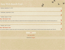 Tablet Screenshot of easywebsearchtool.blogspot.com