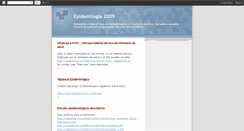 Desktop Screenshot of epidemio2009.blogspot.com