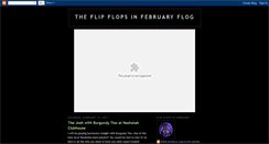 Desktop Screenshot of flipflopsinfebruary.blogspot.com