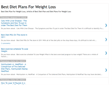 Tablet Screenshot of best-diet-plans-for-weightloss.blogspot.com