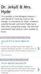 Mobile Screenshot of drjekyllandmrshyde.blogspot.com