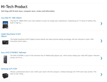 Tablet Screenshot of hitechproducts.blogspot.com