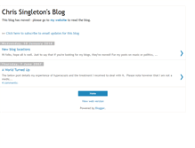 Tablet Screenshot of chrissingletonmusic.blogspot.com