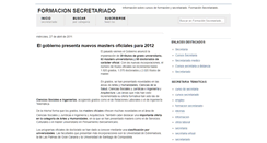 Desktop Screenshot of cursossecretariado.blogspot.com