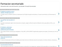 Tablet Screenshot of cursossecretariado.blogspot.com