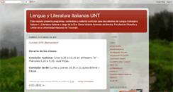 Desktop Screenshot of lengualiteraturaitalianaunt.blogspot.com