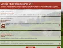 Tablet Screenshot of lengualiteraturaitalianaunt.blogspot.com