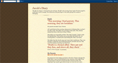 Desktop Screenshot of jacobdiaryproject.blogspot.com