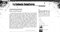 Desktop Screenshot of cadenciasempiterna.blogspot.com