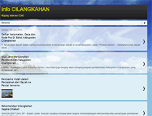 Tablet Screenshot of cilangkahan.blogspot.com