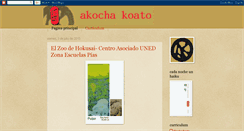 Desktop Screenshot of akochakoato.blogspot.com