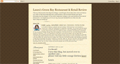 Desktop Screenshot of lauragreenbayrestaurantretailreview.blogspot.com