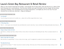 Tablet Screenshot of lauragreenbayrestaurantretailreview.blogspot.com