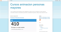 Desktop Screenshot of cursoanimadormayores.blogspot.com