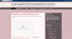 Desktop Screenshot of koppaka-zphschool-photoes.blogspot.com