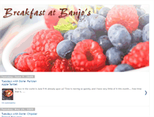 Tablet Screenshot of breakfastatbanjos.blogspot.com