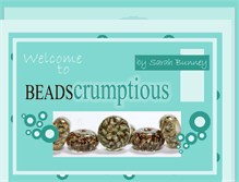 Tablet Screenshot of beadscrumptious.blogspot.com