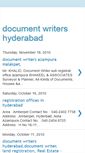 Mobile Screenshot of documentwritershyderabad.blogspot.com