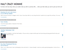 Tablet Screenshot of halfcrazymommie.blogspot.com