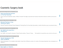 Tablet Screenshot of cosmetic-surgery-book.blogspot.com