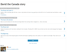 Tablet Screenshot of davidthecanadastory.blogspot.com