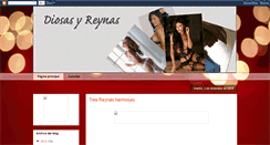 Desktop Screenshot of diosas-reynas.blogspot.com