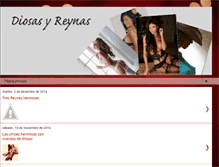 Tablet Screenshot of diosas-reynas.blogspot.com