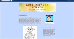 Desktop Screenshot of lostinpaperscraps.blogspot.com