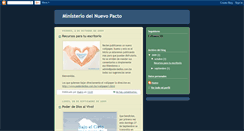 Desktop Screenshot of nuevopactopoderdedios.blogspot.com